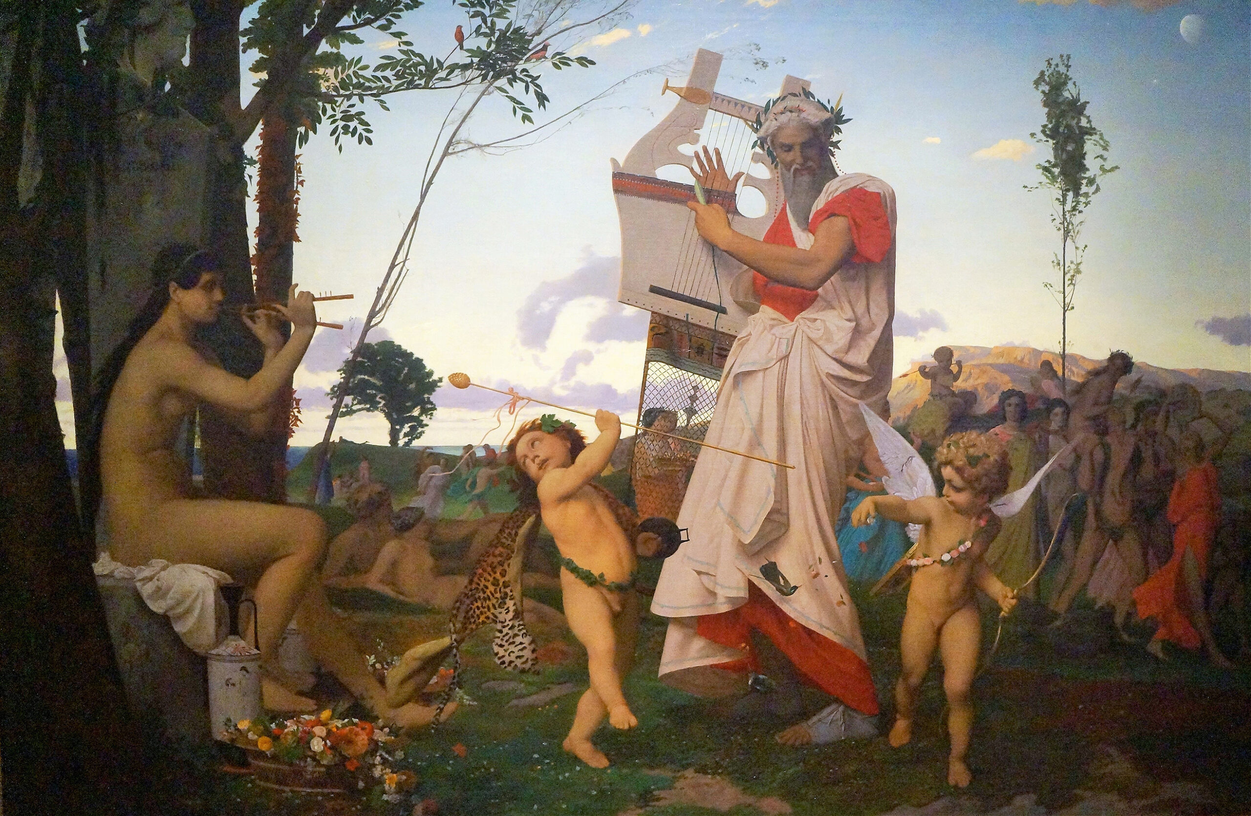 Anacréon Bacchus Et L’amour by Jean-Léon Gérôme