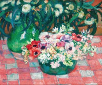 Anémones Et Eucalyptus by Theo van Rysselberghe