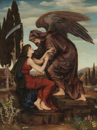 Angel of death by Evelyn De Morgan