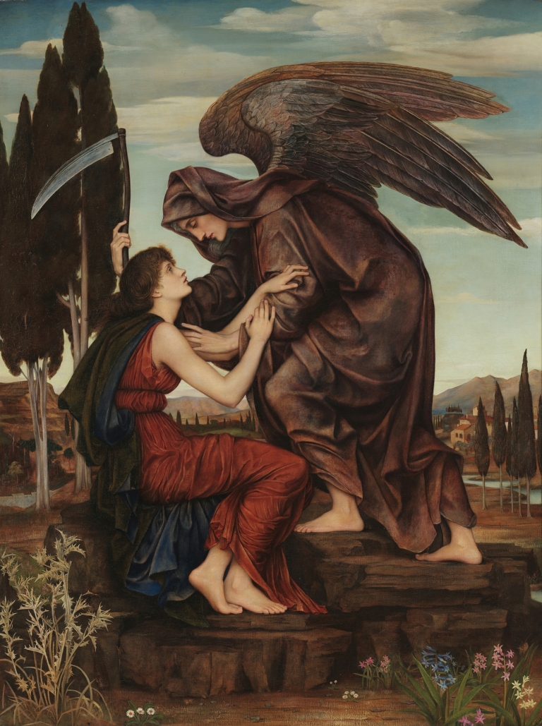 Angel of death by Evelyn De Morgan