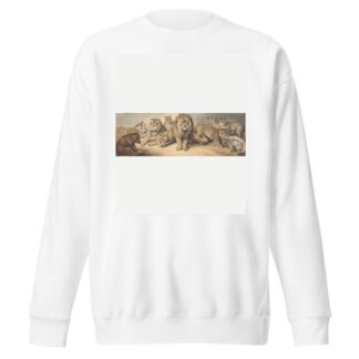 Animals of the Cat Family, with a Bear and Foxes by Samuel Howitt Sweatshirt