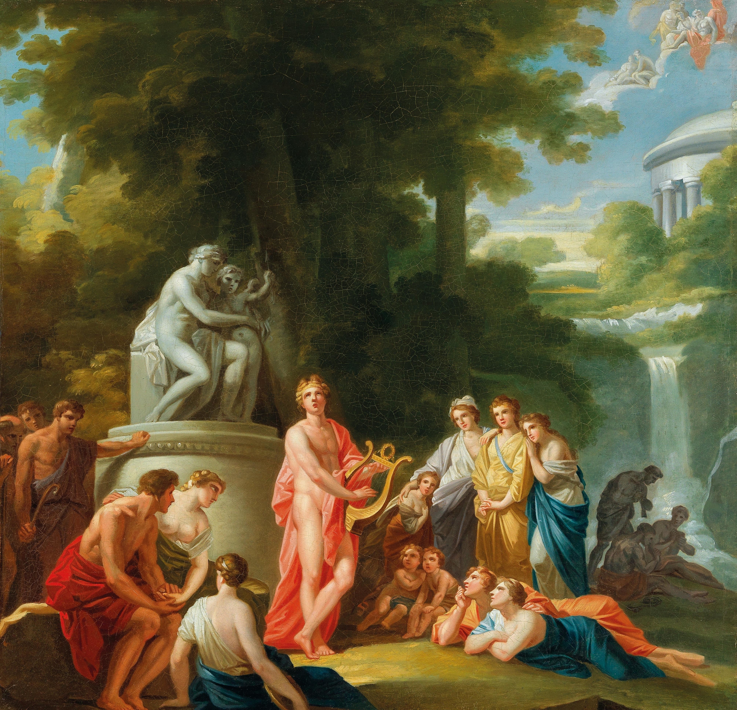 Apollo amongst the Shepherds, a ‘study’ for the former Burgtheater, Vienna by Heinrich Friedrich Füger