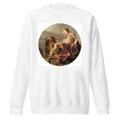 Apollo Seated Holding A Lyre In Front Of An Athenienne And A Snake by Charles-André van Loo Sweatshirt