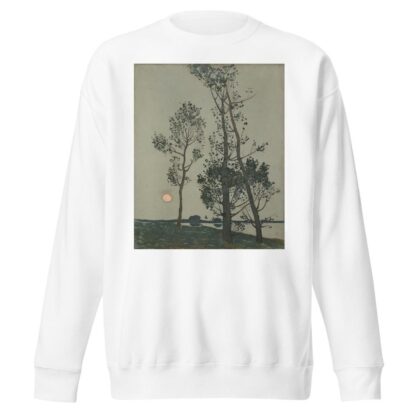 Arbres au clair de lune by Florence Esté Sweatshirt