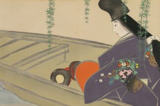 Asazuma in Her Boat by Kamisaka Sekka