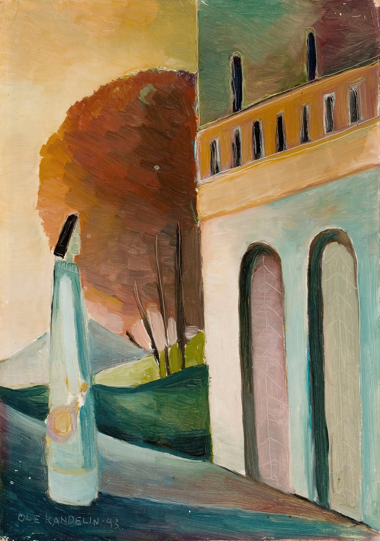 At a Palace Gate by Ole Kandelin