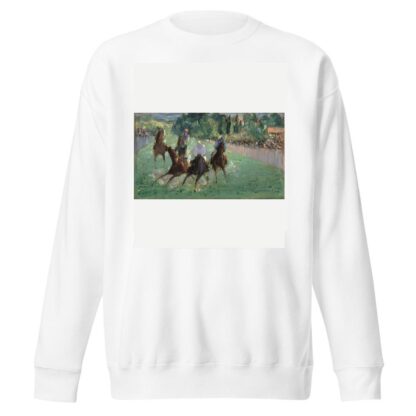 At the Races by Édouard Manet Sweatshirt