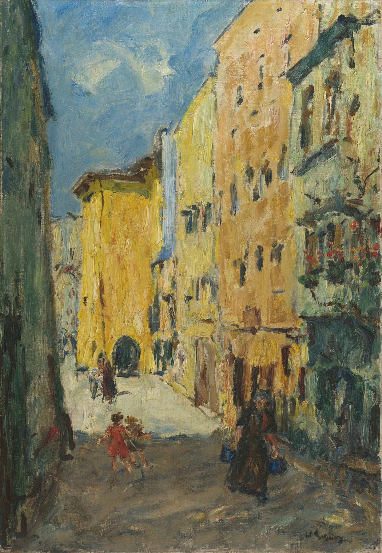 Aus Wasserburg am Inn by Hermann Schlittgen