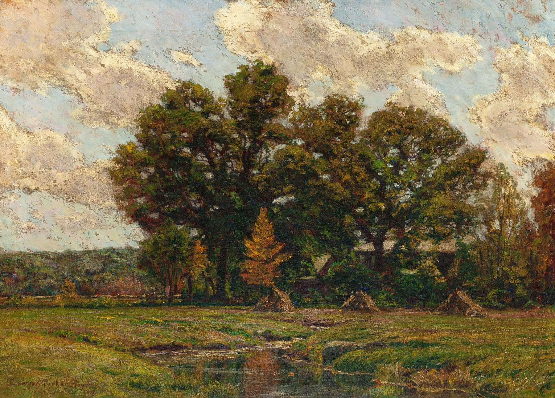 Autumn Landscape by Edward Parker Hayden