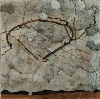 Autumn Tree in Stirred Air by Egon Schiele