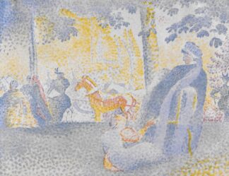 Aux Champs-Élysées by Henri-Edmond Cross