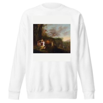 Bacchus and Nymphs in a Landscape by Abraham van Cuylenborch Sweatshirt