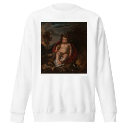 Bacchus as a child by Jacob Jordaens Sweatshirt