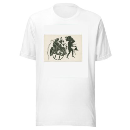 Bacchus seated in a winged chariot by Louis Petit T-Shirt