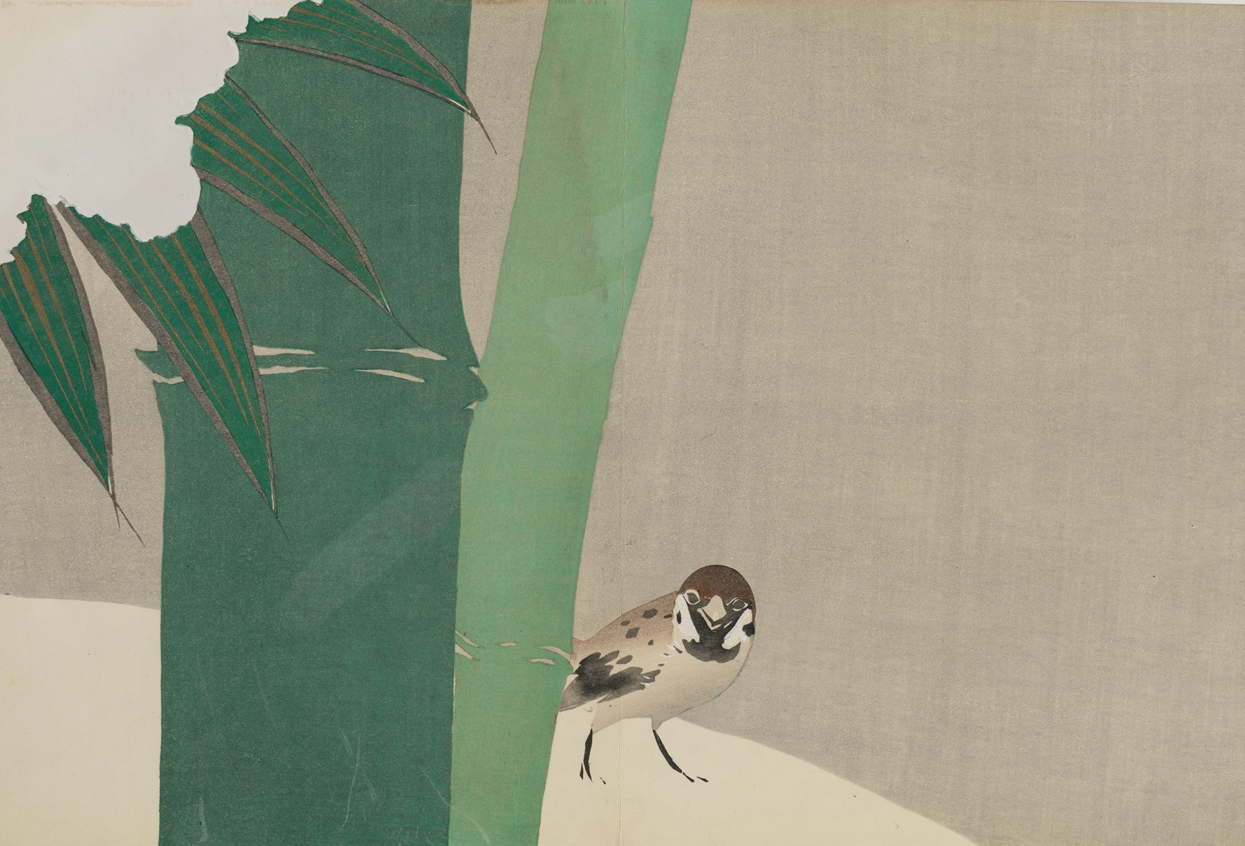 Bamboo in Snow by Kamisaka Sekka