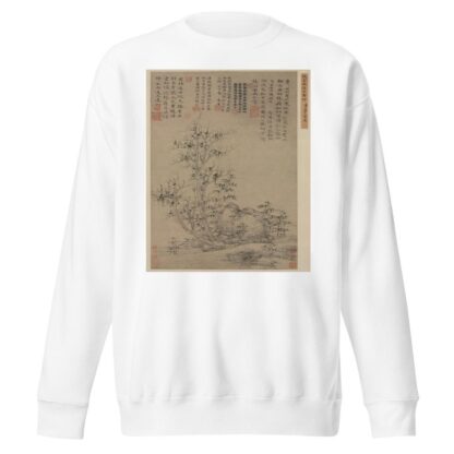 Bamboo, Rock, and Tall Tree by Ni Zan Sweatshirt