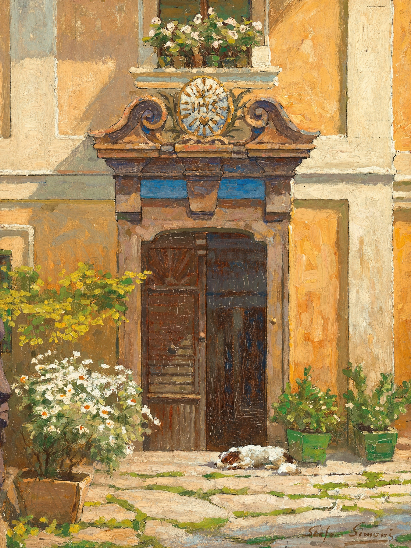 Barockes Haustor in Spitz by Stefan Simony