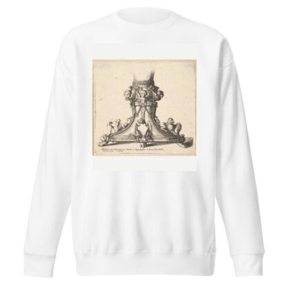Base of an ornamental cup by Wenceslaus Hollar Sweatshirt