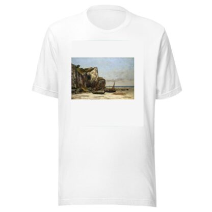 Beach in Normandy by Gustave Courbet T-Shirt