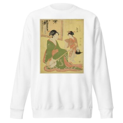 Beauties Parodying the Seven Sages – A Selection of Younger Courtesans by Chōbunsai Eishi Sweatshirt