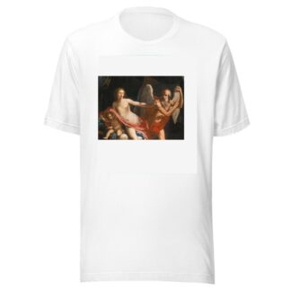 Beauty Fending Off Time by Elisabetta Sirani T-Shirt