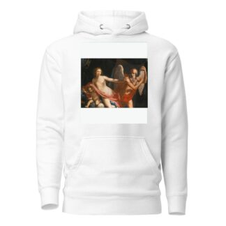 Beauty Fending Off Time by Elisabetta Sirani Hoodie