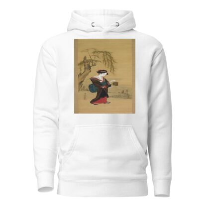 Beauty with Fireflies by Kubo Shunman Hoodie
