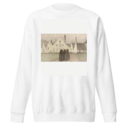 Béguinage avec vieilles femmes by Henri Le Sidaner Sweatshirt