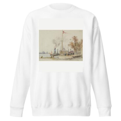 Bei den Kaisermühlen in Wien by Joseph Werner Sweatshirt
