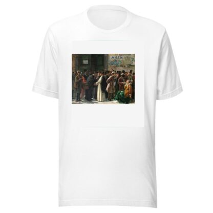 Beim Die geschlossene Bank by Eduardo Matania T-Shirt