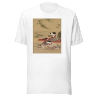 Beneath the Willow by Tsukioka Sessai T-Shirt
