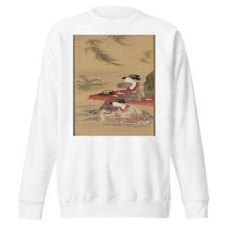 Beneath the Willow by Tsukioka Sessai Sweatshirt