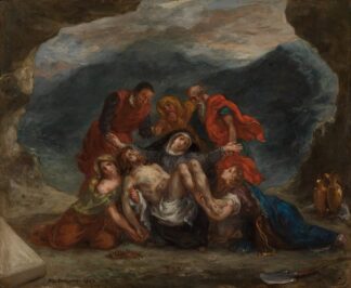 Beweinung Christi by Eugène Delacroix