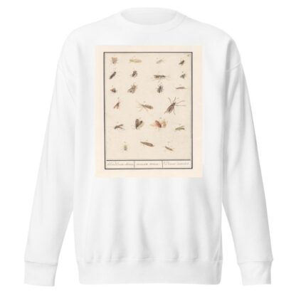 Blad met tweeëntwintig gevleugelde insecten bloedloose dieren. insectae variae. Divers insectes. by Anselmus Boëtius de Boodt Sweatshirt