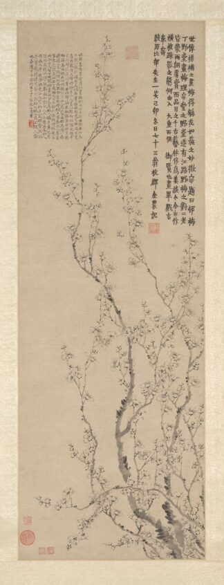 Blossoming plum by Jin Nong
