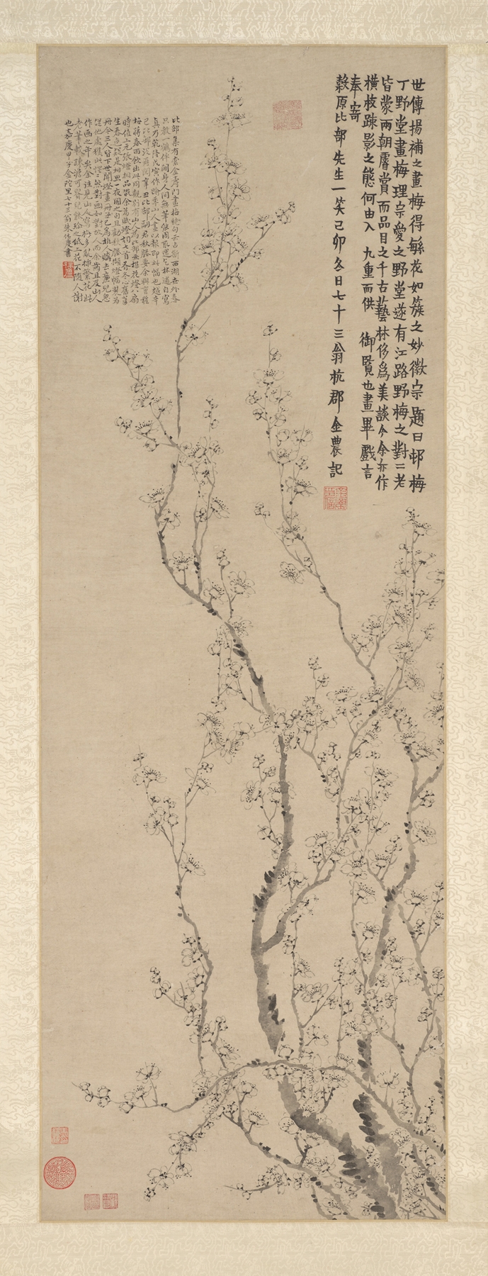 Blossoming plum by Jin Nong