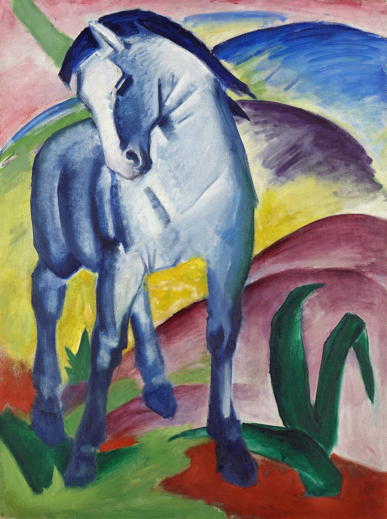 Blue Horse I by Franz Marc