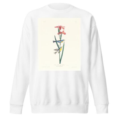 Blue yellow back warbler by John James Audubon Sweatshirt