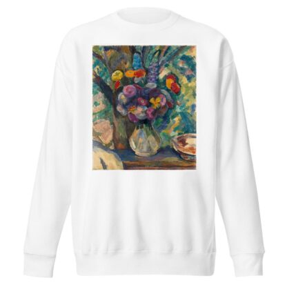 Blumenstilleben mit Zinnien by Edmund Conrad Ferdinand von Freyhold Sweatshirt