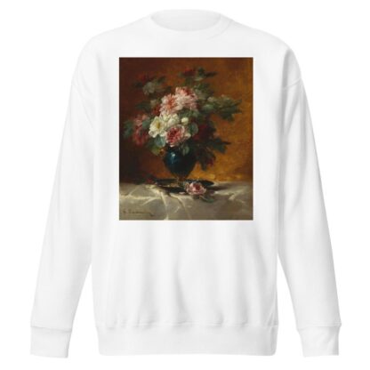 Blumenstück mit Rosen by Georges Jeannin Sweatshirt