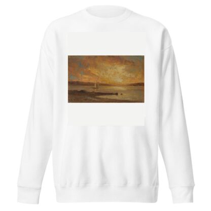 Boat on Sea by Edward Mitchell Bannister Sweatshirt