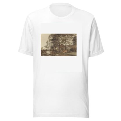 Boerderij met drinkende koe aan de Biltstraat te Utrecht by Hendrik Abraham Klinkhamer T-Shirt