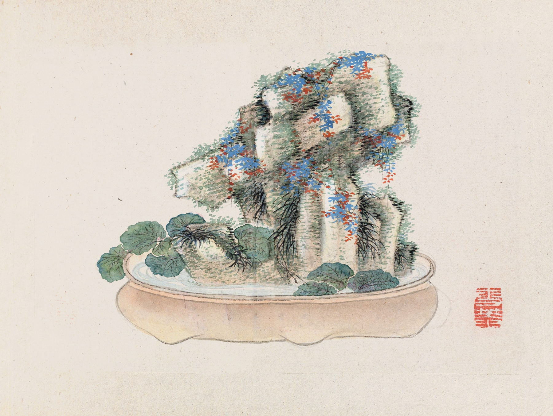 Bonsai kabenzu, Pl.08 by Anonymous