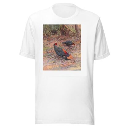 Bornean Crestless Fireback by George Edward Lodge T-Shirt