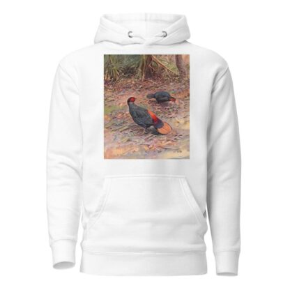 Bornean Crestless Fireback by George Edward Lodge Hoodie