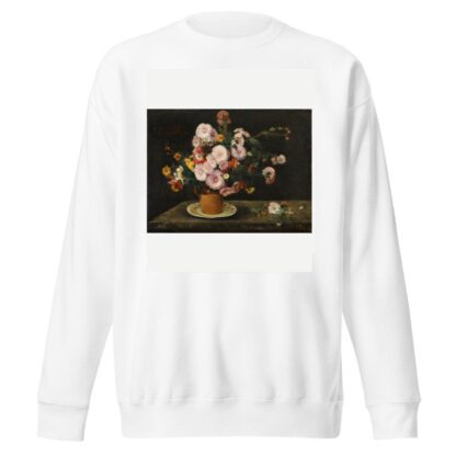 Bouquet Of Asters by Gustave Courbet Sweatshirt