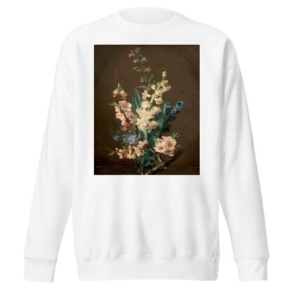 Branche de pommier et pieds d’alouettes, avec un vol d’abeille by Jean-Baptiste Gallet Sweatshirt