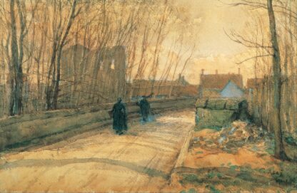Bridge in Grez-sur-Loing by Asai Chū