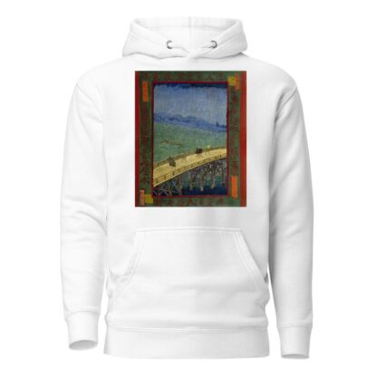 Bridge in the rain by Vincent van Gogh Hoodie