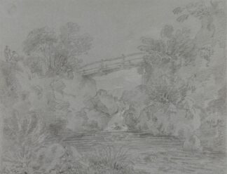 Bridge over Pool at Llanrwst by George Howland Beaumont